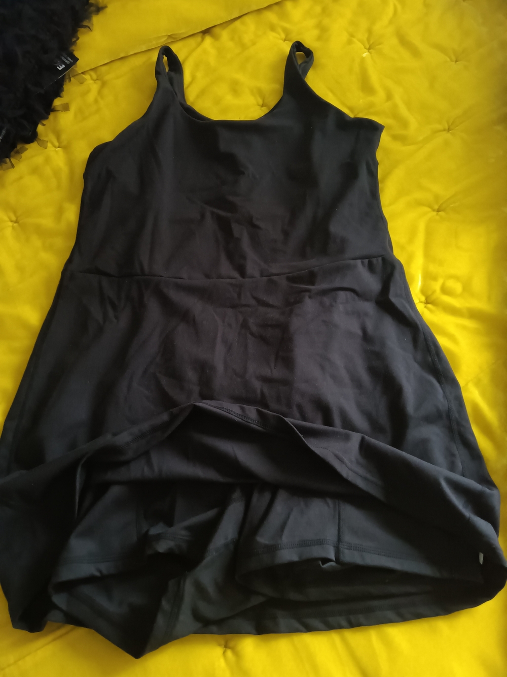 Black Women's Tank Skort Dress